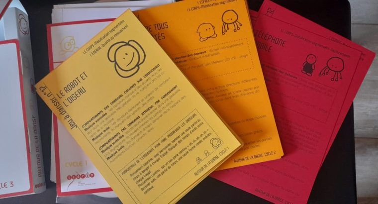 Autour de la danse : 60 fiches de jeux à danser cycles 1, 2 et 3 (+2CD audio)